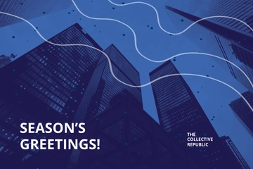 Free Corporate Holiday Greetings Card Template to Edit Online