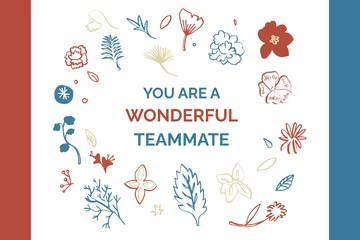 Free Employee Anniversary Card Template to Edit Online