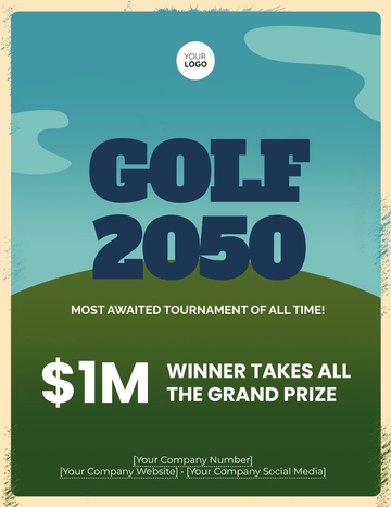 Free Golf Flyer Template to Edit Online