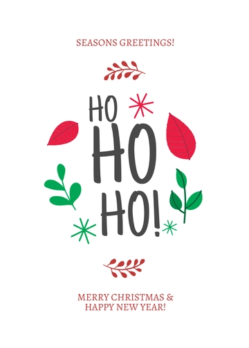 Free Holiday Greeting Card Template to Edit Online