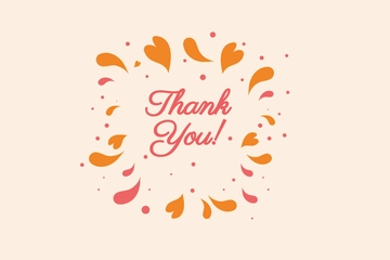 Free Thank You Greeting Card Template to Edit Online