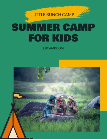Free Kids Summer Camp Flyer Template to Edit Online