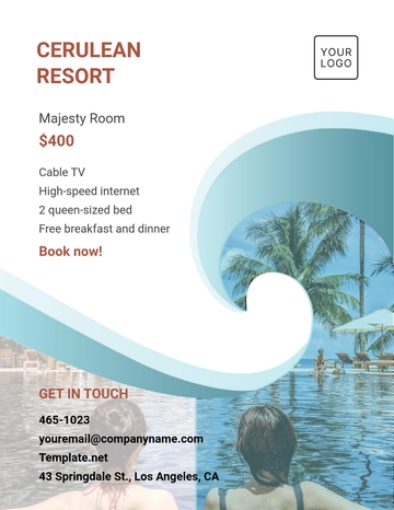 Free Resort Flyer Template to Edit Online