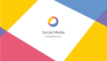 Free Social Media Business Card Template to Edit Online