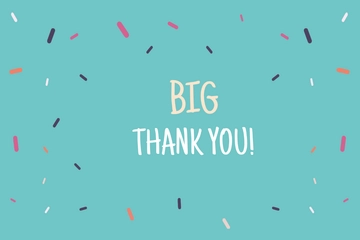 Free Thank You Postcard Template to Edit Online