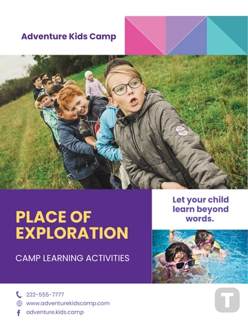 Free Camp Flyer Template to Edit Online