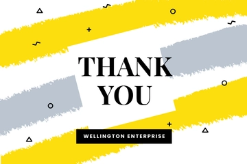 Free Business Thank You Card Template to Edit Online