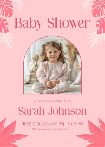 Free Luau Baby Shower Invitation Template to Edit Online | Template.net Free Luau Baby Shower Invitation Template to Edit Online | Template.net