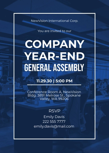 Free Office Holiday Party Invitation Template to Edit Online