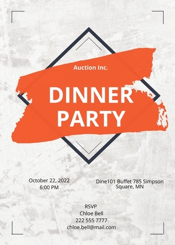 Free Rustic Party Invitation Template to Edit Online