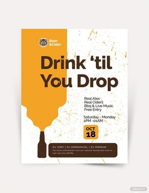 Beer Festival Flyer Template
