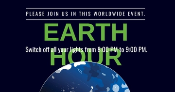 Free Earth Hour Linkedin Post Template to Edit Online
