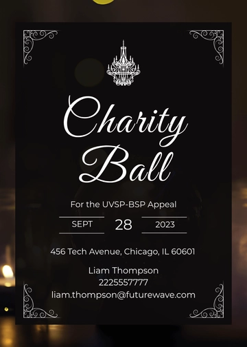 Free Charity Event Invitation Template to Edit Online
