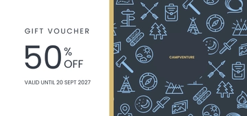 Free Camping Gift Voucher Template to Edit Online