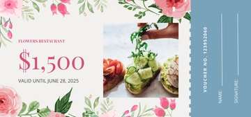 Free Complimentary Ticket Voucher Template to Edit Online