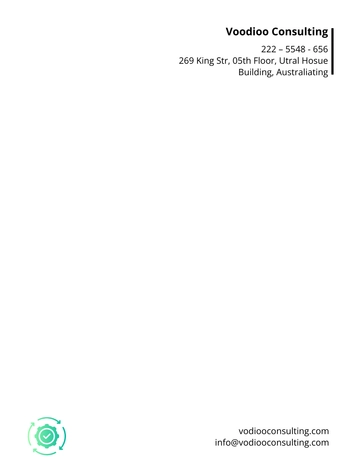Free Business Consultant Letterhead Template to Edit Online