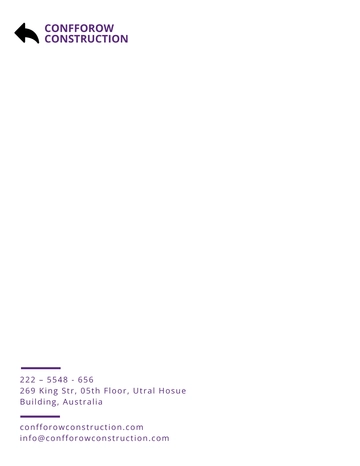 Free Civil Contractor Letterhead Template to Edit Online