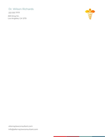 Free Doctor's Office Letterhead Template to Edit Online