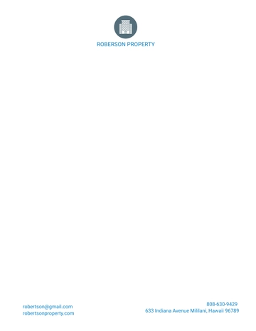 Free Property Dealer Letterhead Template to Edit Online
