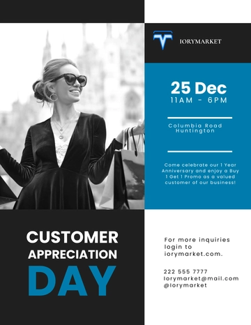 Free Customer Appreciation Flyer Template to Edit Online