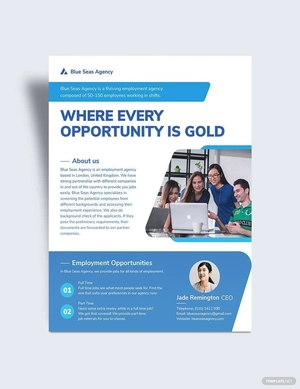 Employment Agency Flyer Template
