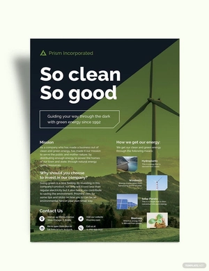 Environmental Company Flyer Template