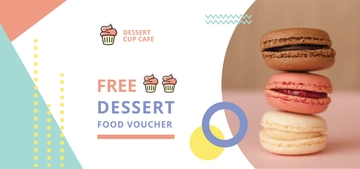 Free Dessert Food Voucher Template to Edit Online