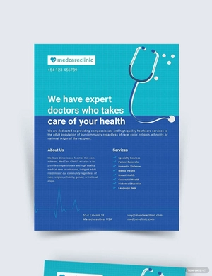 Healthcare Clinic Flyer Template
