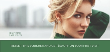 Free Salon Gift Voucher Template to Edit Online