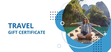 Free Travel Gift Voucher Template to Edit Online
