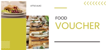 Free Catering Food Voucher Template to Edit Online