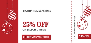 Free Christmas Boarding Pass Ticket Voucher Template to Edit Online