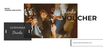 Free Hotel Mini Bar Voucher Template to Edit Online