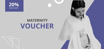 Free Maternity Photography Voucher Template to Edit Online