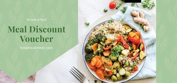 Free Meal Discount Voucher Template to Edit Online