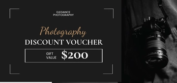 Free Sample Photography Voucher Template to Edit Online