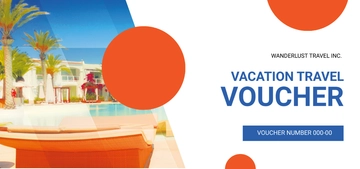 Free Vacation Travel Voucher Template to Edit Online