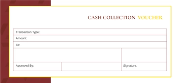 Free Cash Collection Voucher Template to Edit Online