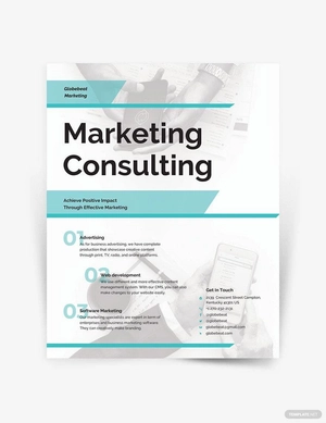 Business Marketing Consultant Flyer Template