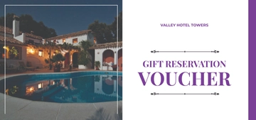 Free Hotel Reservation Voucher Template to Edit Online