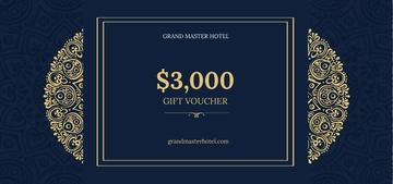 Free Hotel Wedding Gift Voucher Template to Edit Online