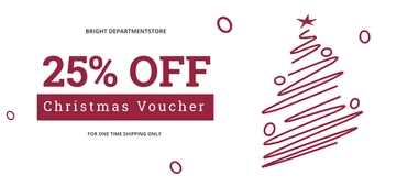 Free Printable Christmas Voucher Template to Edit Online