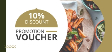 Free Restaurant Promotion Voucher Template to Edit Online