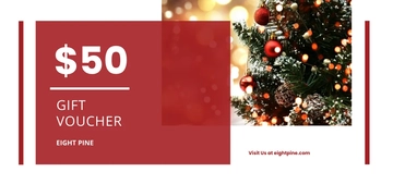 Free Sample Christmas Voucher Template to Edit Online