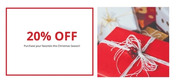 Free Simple Christmas Voucher Template to Edit Online