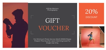 Free Photoshoot Photography Voucher Template to Edit Online