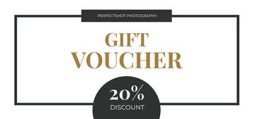 Free Portrait Photography Voucher Template to Edit Online