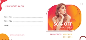 Free Salon Promotion Voucher Template to Edit Online