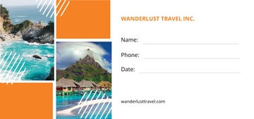 Free Travel Book Voucher Template to Edit Online