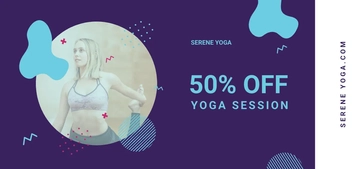Free Yoga Voucher Template to Edit Online
